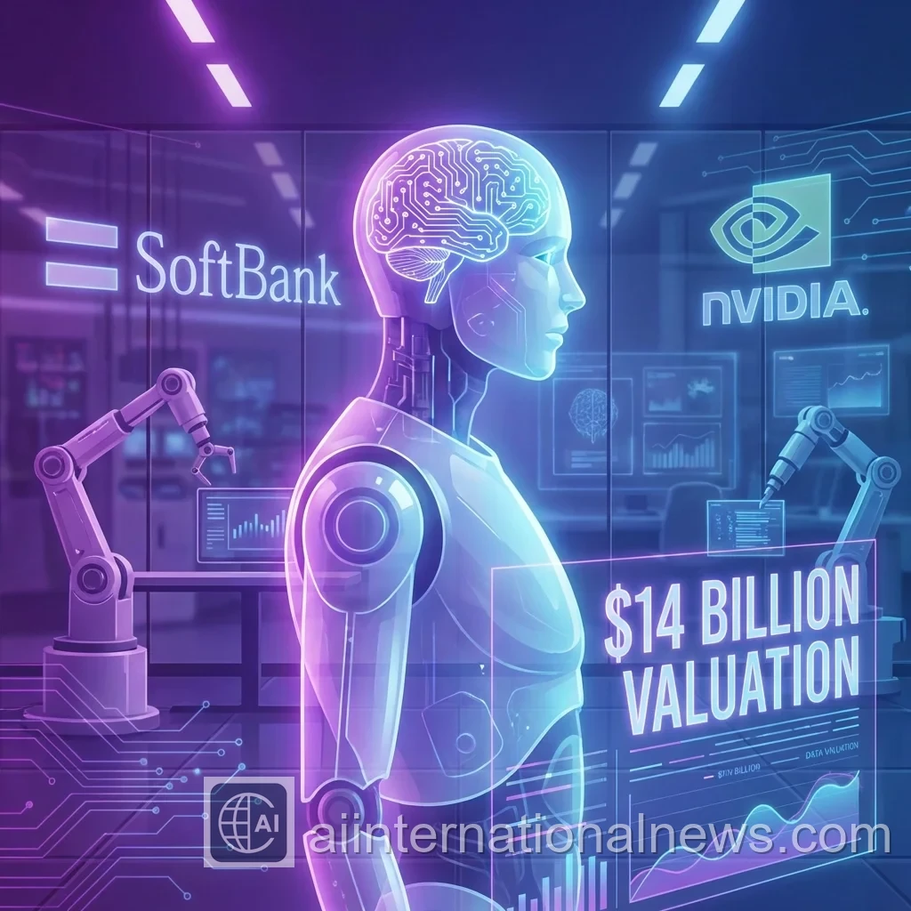 Skild AI robotics $14 billion valuation SoftBank NVIDIA investment