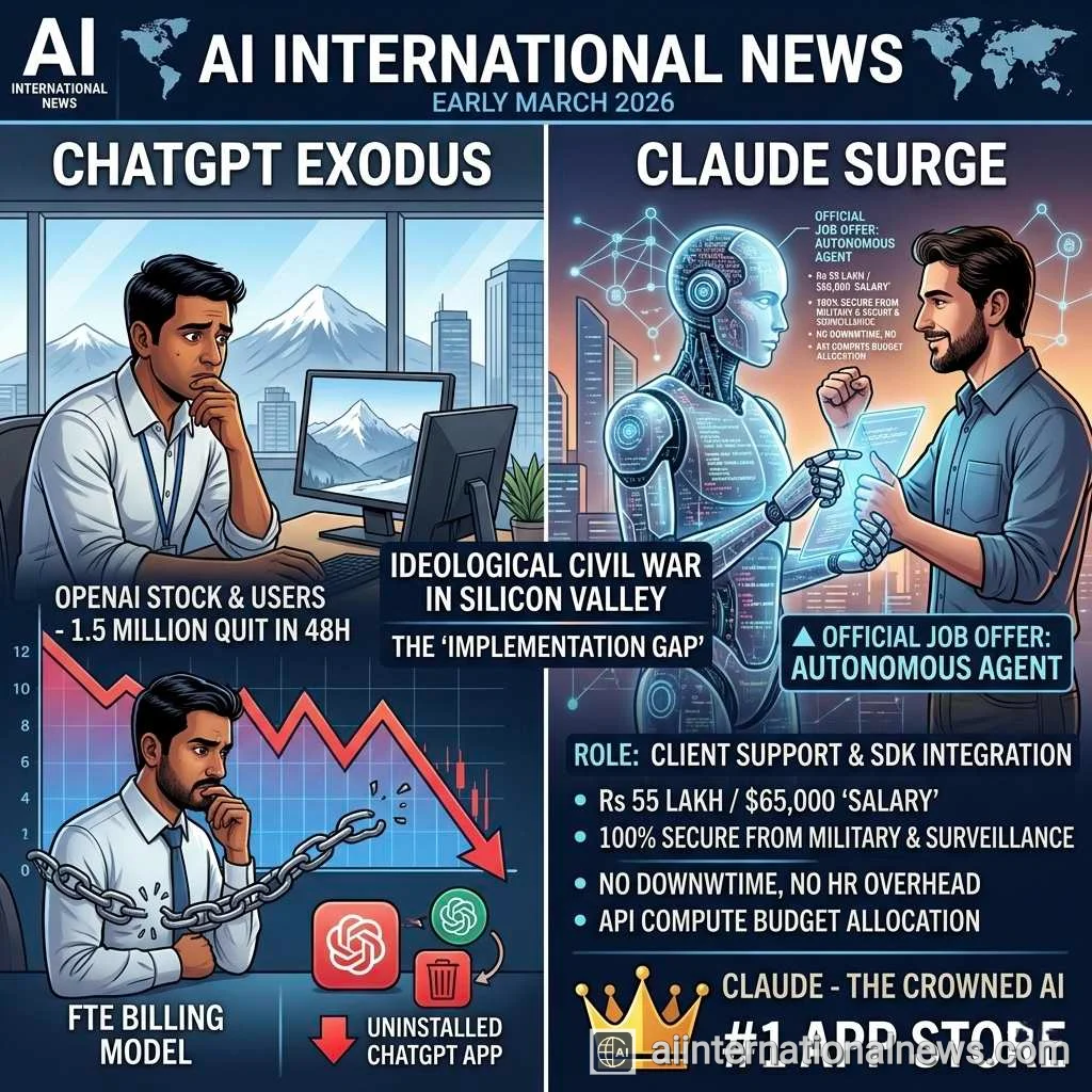 The Great AI Exodus: OpenAI Loses 1.5 Million Users in 48 Hours as Claude Takes the Crown 🚀